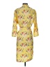 Assorted Brands 100% Polyester Yellow Casual Dress Size S - photo 2