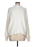 Pinque Solid Ivory Turtleneck Sweater Size L - photo 1