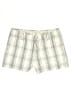 Levi's Plaid Ivory Shorts Size 12 - photo 1