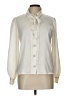 Zara 100% Polyester Ivory Long Sleeve Blouse Size L - photo 1