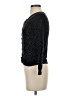H&M 100% Cotton Polka Dots Black Pullover Sweater Size XS - photo 5