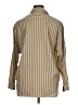 Assorted Brands Stripes Tan Long Sleeve Blouse Size 16 - photo 2