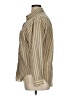 Assorted Brands Stripes Tan Long Sleeve Blouse Size 16 - photo 5