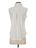 Unbranded Ivory Sleeveless Button-Down Shirt Size XS (estimated) - photo 2