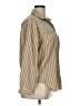 Assorted Brands Stripes Tan Long Sleeve Blouse Size 16 - photo 4