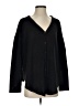 Gibson Solid Black Long Sleeve Blouse Size S - photo 1