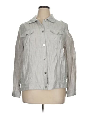 Chico's 3/4 Sleeve Button-Down Shirt (view 1)