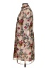 Express 100% Polyester Floral Tan Casual Dress Size S - photo 5