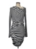 Assorted Brands Stripes Gray Casual Dress Size L - photo 1