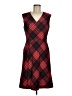 Pendleton 100% Virgin Wool Argyle Red Cocktail Dress Size 8 - photo 1