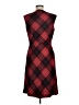 Pendleton 100% Virgin Wool Argyle Red Cocktail Dress Size 8 - photo 2