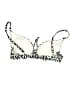 Pieces Print Ivory Black Swimsuit Top Size M - photo 2