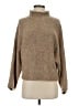 William Rast Tweed Tan Turtleneck Sweater Size S - photo 1