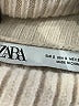 Zara Stripes Ivory Turtleneck Sweater Size S - photo 7
