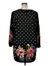 IGIGI Black 3/4 Sleeve Blouse Size 14 - photo 2