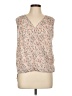 West Kei 100% Polyester Tan Sleeveless Blouse Size L - photo 1