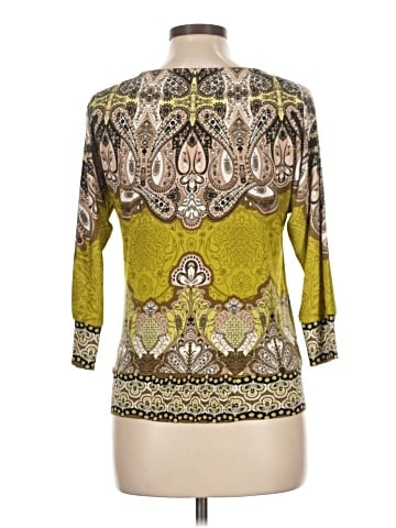 JM Collection 3/4 Sleeve Top (view 2)