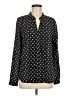 Alice Blue 100% Polyester Polka Dots Black Long Sleeve Blouse Size M - photo 1