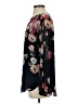 CAbi 100% Polyester Floral Black Long Sleeve Blouse Size S - photo 5
