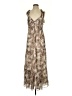 Express 100% Polyester Animal Print Brown Casual Dress Size S - photo 1