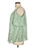 Unbranded 100% Rayon Green 3/4 Sleeve Blouse Size L (estimated) - photo 5