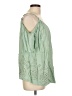 Unbranded 100% Rayon Green 3/4 Sleeve Blouse Size L (estimated) - photo 4