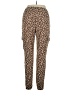 No Comment Animal Print Brown Casual Pants Size XL - photo 2