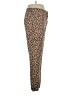 No Comment Animal Print Brown Casual Pants Size XL - photo 4