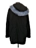 Who What Wear 100% Polyester Black Coat Size S - photo 2