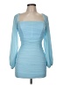 THATSSOFETCH 100% Polyester Blue Cocktail Dress Size 6 - photo 1