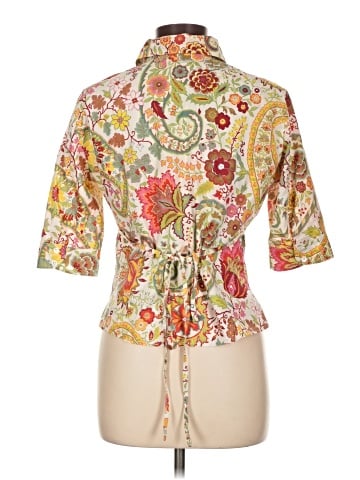 ETRO 3/4 Sleeve Button-Down Shirt (view 2)