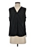 Vince Camuto 100% Polyester Polka Dots Black Sleeveless Blouse Size S - photo 1