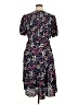 Lewit 100% Silk Floral Blue Casual Dress Size 14 - photo 2