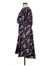 Lewit 100% Silk Floral Blue Casual Dress Size 14 - photo 5