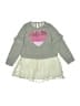 Design History 100% Nylon Hearts Gray Dress Size 4T - photo 1