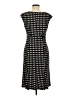 Connected Apparel Polka Dots Black Casual Dress Size 6 - photo 2