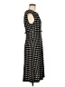 Connected Apparel Polka Dots Black Casual Dress Size 6 - photo 4