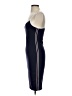 Express Solid Blue Cocktail Dress Size XS - photo 5
