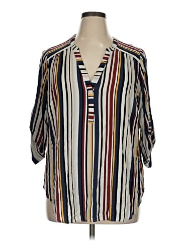 Torrid 3/4 Sleeve Blouse (view 1)