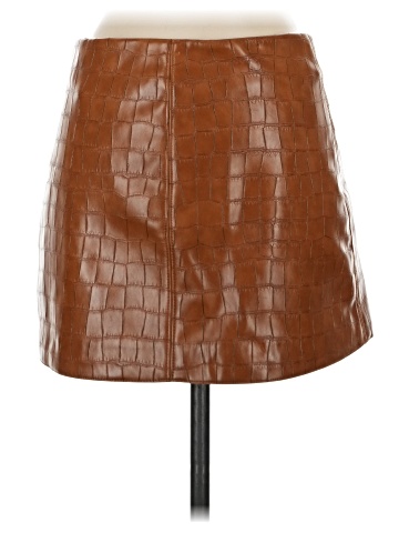 Divided by H&M Faux Leather Skirt (view 2)