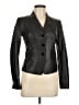 Worth New York 100% Leather Black Blazer Size 2 - photo 1
