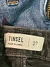 Tinsel Chevron-herringbone Black Jeans Size 27 waist - photo 7