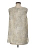 Eileen Fisher 100% Silk Silver Sleeveless Silk Top Size M - photo 2