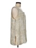 Eileen Fisher 100% Silk Silver Sleeveless Silk Top Size M - photo 4