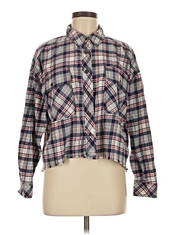 BDG Long Sleeve Button-Down Shirt (view 1)