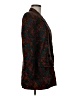 Talbots 100% Rayon Paisley Floral Burgundy Blazer Size 8 - photo 4