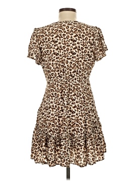 white christmas dresses Leopard Mesh Midi Dress main image 0