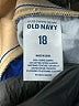 Old Navy 100% Cotton Color Block Blue Board Shorts Size 18 - photo 4