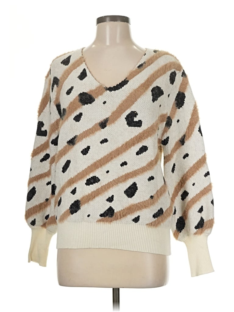 Pre-owned 4si3nna Pullover Sweater In Ivory