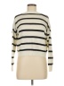 Shein 100% Acrylic Stripes Ivory Turtleneck Sweater Size XS - photo 1
